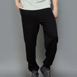 KAPPA Black Regular Fit Sports Joggers-picture-25
