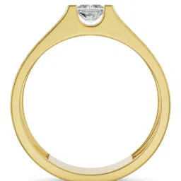 EMORI Yellow Gold Jacob Solitaire Lab Grown Diamond Ring image 3