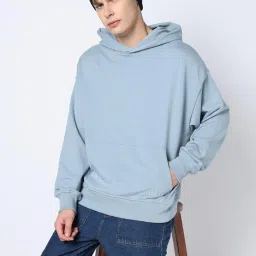 GAP Blue Regular Fit Solid Sweatshirt image 3