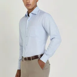 Allen Solly Blue Cotton Regular Fit Printed Shirt image 3