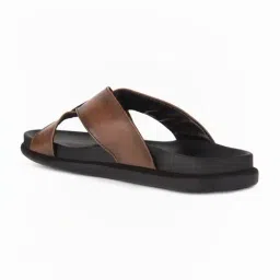 Healers by Liberty Men's Tan Cross Strap Sandals image 5