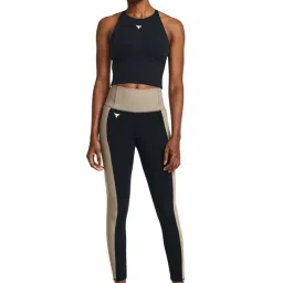 UNDER ARMOUR Black Color-Block Sports Tights image 3