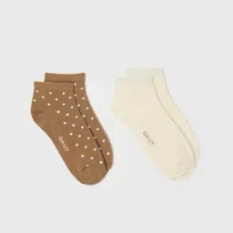 Gant Warm Khaki Jacquard Socks, 36/38 (Pack of 2)-image-27