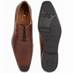 Louis Philippe Men's Brown Brogue Shoes image 3