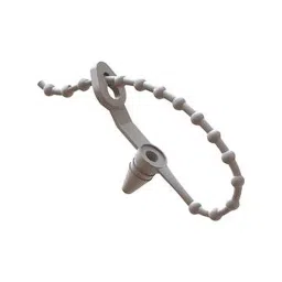 ESSENTRA COMPONENTS Cable Ties CABLE TIE, BEADED, 1.25", NAT, PA6.6, PT-305 (Pack of 10)-picture-29