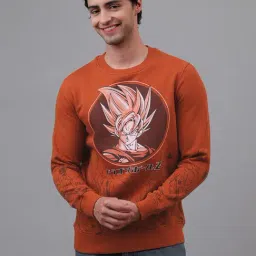 Free Authority Dragon Ball Z Printed Regular Fit Sweatshirt For Men-picture-13