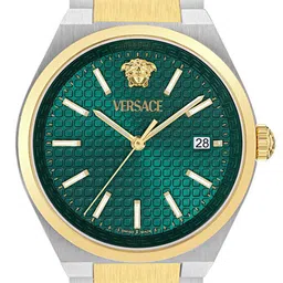Versace Men Round Dial & Stainless Steel Straps Analogue Watch VE0F00425 image 3