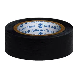 VCR 18 m x 24 mm Waterproof Textile Fibre Black Duct Tape, 1 Roll Per Pack-picture-35