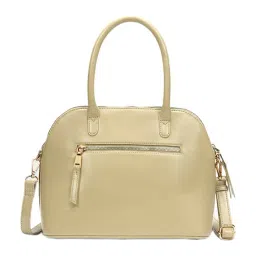 Caprese Alpine Oat Macie Animal Effect Medium Leather Satchel image 3