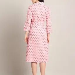 Rajnandini Floral Printed A-Line Dress image 3