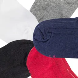 NESKA MODA Kids Pack Of 5 Multi Ankle Length Socks image 4