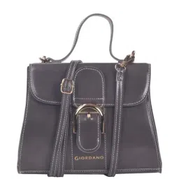 Giordano Grey Solid Medium Handbag-picture-17