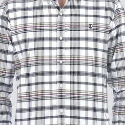 Numero Uno Men Slim Fit Spread Collar Tartan Checked Cotton Casual Shirt image 4