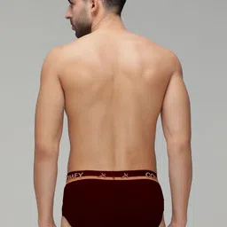 AMUL COMFY Pack Of 3 Cotton Basic Briefs AC-CBRIOE-MA-BK-CB-XL-3PC image 2