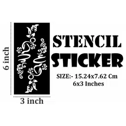 VOORKOMS Henna Stencil Designs for Smooth and Professional Finish at Home image 3