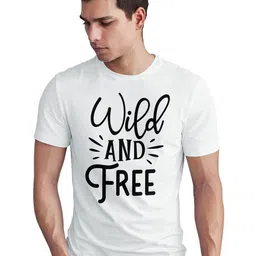 Seekbuylove Typography Printed Round Neck Pure Cotton Bio Finish T-shirt-picture-35