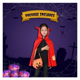 kaku fancy dresses Kaku Fancy Dress Halloween Theme Dracula Costume Set - Red-picture-35
