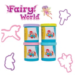 Funskool Fundough Fairy world Play Dough Set - Multicolour image 1