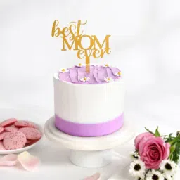 Mother's Day Best Mom Ever Mini Cake (300 Gm)-image-27