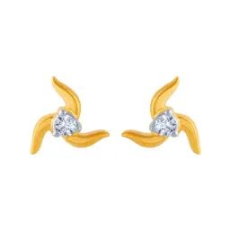 P.C. Chandra Jewellers 14 kt Gold & Diamond Earrings-picture-30