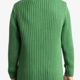 Ed-a-Mamma Green Cotton Regular Solid Sweater image 5