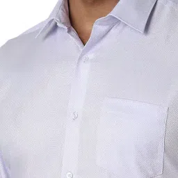 Van Heusen Purple Regular Fit Texture Shirt image 4