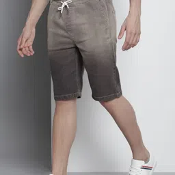 The Indian Garage Co Men Washed Denim Shorts image 2