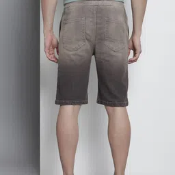The Indian Garage Co Men Washed Denim Shorts image 4