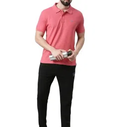 Force NXT Black Cotton Regular Fit Trackpants image 3