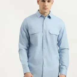 United Colors of Benetton Regular Fit Spread Collar Solid Shirt-picture-10