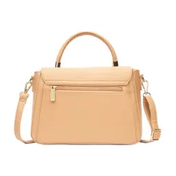 Caprese Mocha Mousse Wind Woven Medium Leather Satchel image 3