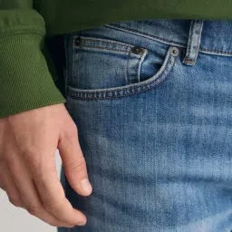 Gant Blue Regular Fit Jeans image 3