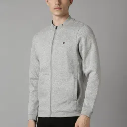 Louis Philippe Grey Regular Fit Sweatshirt image 3