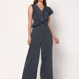 Vero Moda Navy Striped Jumpsuit-picture-16