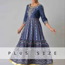 Aurelia Navy Floral Print Maxi Dress-image-0