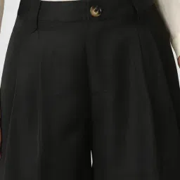 Van Heusen Black Regular Fit Trousers image 5