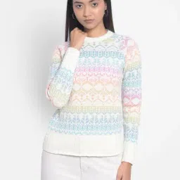 Crimsoune Club Multicolor Printed Sweater-image-54