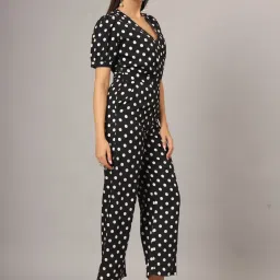 BRINNS Black Polka Dot Jumpsuit image 3
