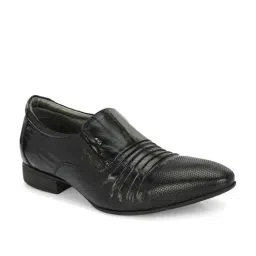 Hitz Men's Black Formal Loafers image 3