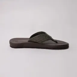 TOMMY HILFIGER Men Polyster Green Solid Flip Flops-picture-41