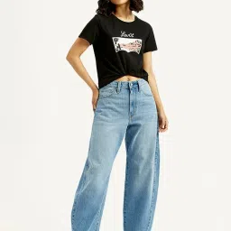 Levi's Light Blue Cotton Relaxed Fit Jeans image 3