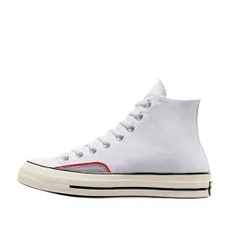 Converse Unisex Chuck 70 Canvas & Suede High Top White Sneakers image 3