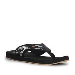Liberty Men's Black Flip-Flops-picture-31