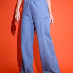 Kotty Blue High Rise Wide Leg Jeans image 3