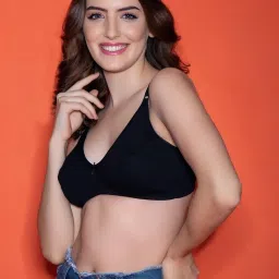 Clovia Black Non-padded Bra image 3