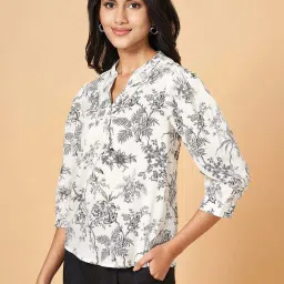 Honey by Pantaloons Off-White Printed Top image 3