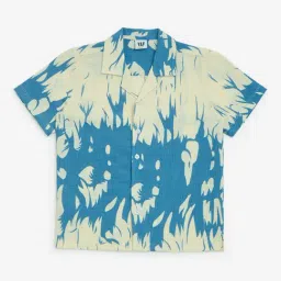 Y&F Kids by Westside Blue Abstract Design Resort-Fit Shirt-picture-13