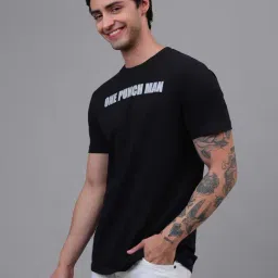 Free Authority One Punch Man Printed Regular Fit Tshirt For Men image 3