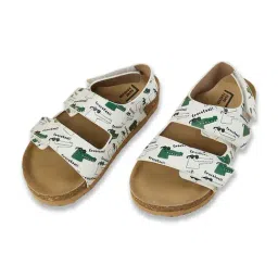 Fame Forever by Lifestyle Kids White Back Strap Sandals image 3