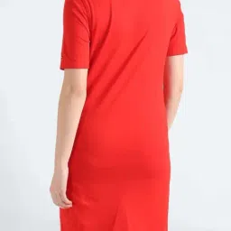 Tommy Hilfiger Fierce Red Logo Regular Fit Dress image 2